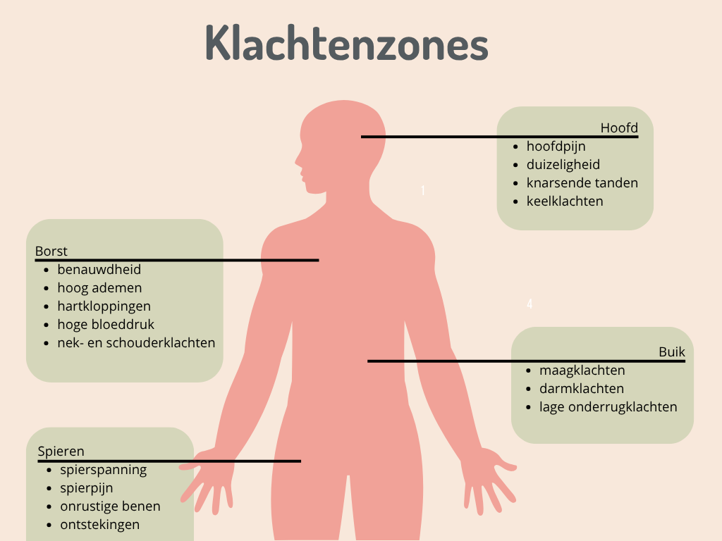 klachtenzones burn-out symptomen